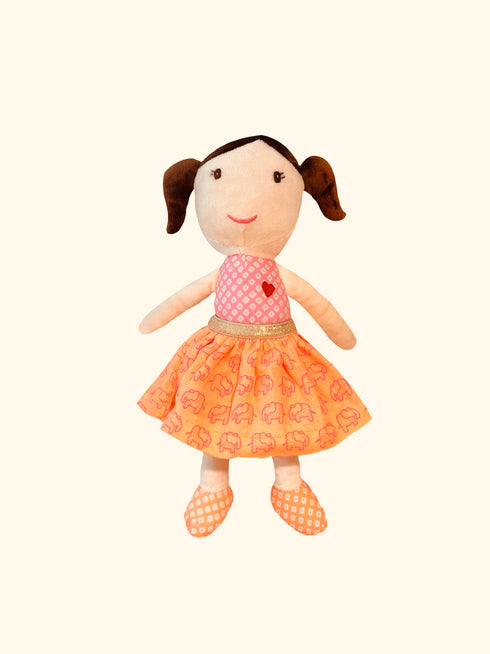 Stylish Birthday Doll Haathi Orange